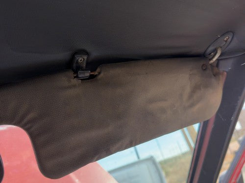 1987-1988 Toyota FX Passenger Right Sun Visor OEM Gray
