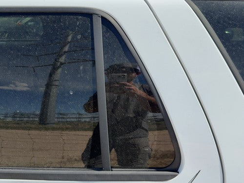 95-05 S10 Blazer Driver Left Rear Vent Window Back Door Glass With Frame Oem