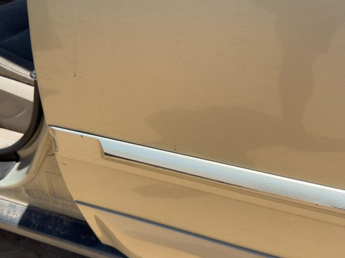 05-09 Legacy Outback Driver Left Rear Upper Moulding From Door Oem Gold 9J