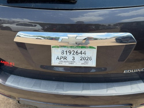 2014 Chevy Equinox License Plate Trim Surround Panel Oem Tail Trunk Finish