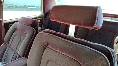 1989 Buick Century Pair Of Headrests Oem Left Right Set Seat Red
