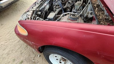 1997-2002 Ford Escort Driver Left Front Fender Oem Red F7Cz16006Aa