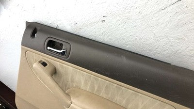 2003-2005 Honda Civic Passenger Right Rear Inside Door Trim Panel Oem Back Tan