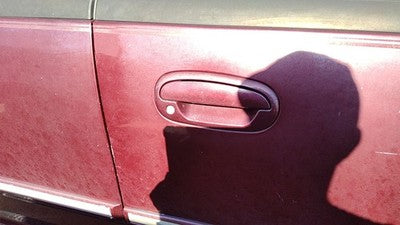 1997-02 Ford Expedition Passenger Right Front Outside Door Handle Oem Maroon Jl