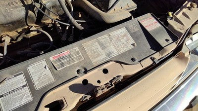 1984-1987 Ford Tempo Top Plastic Cover Above Radiator Support Sight Shield Oem