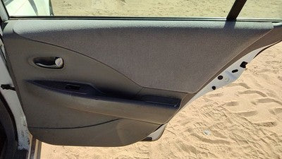 02-04 Altima Passenger Right Rear Door Trim Panel With Switches Back Frost K