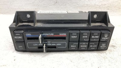 95-99 Buick Lesabre Temperature Control Module In Dash Heater Ac Head Unit Oem