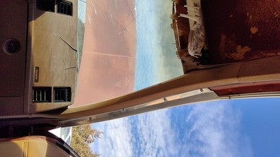 1985 Pontiac Sunbird Passenger Right A Pillar Trim Windshield Post Panel Oem Tan