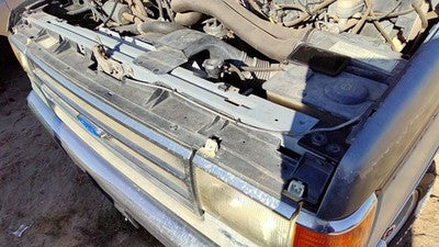 1987-1991 Ford F150 Top Plastic Cover Above Radiator Support Oem Sight Shield