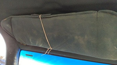1993 Gmc Sierra 2500 Driver Left Sun Visor Oem Blue