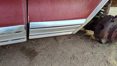 1979 Ford F150 Passenger Right Moulding From Fender Oem Trim Strip Maroon