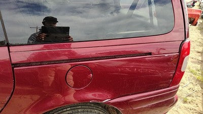 Chevy Venture Driver Left Rear Moulding On Quarter Panel Oem Red 72U
