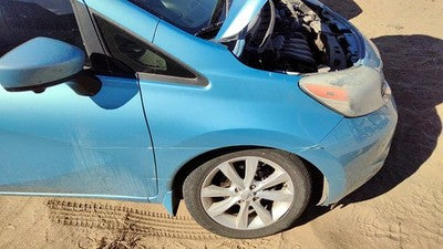 2014-2019 Nissan Versa Note Passenger Right Front Fender Oem Blue Rbe Fca009mbmb