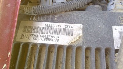 1998 S10 Blazer Electronic Control Module Engine Computer Ecm Ecu 4.3L 4X4