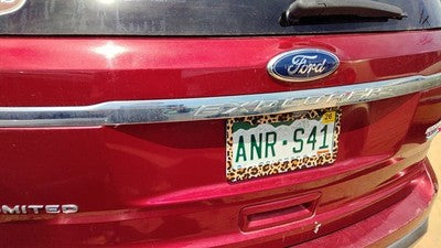 2014 Ford Explorer Chrome Trim Strip From Back Hatch Oem