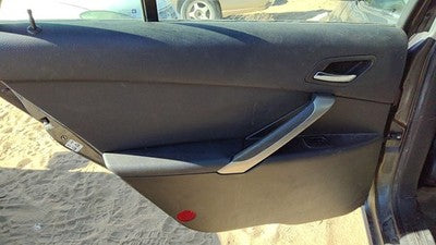 05-10 Pontiac G6 Driver Left Rear Door Trim Panel With Switches Back Black 19B