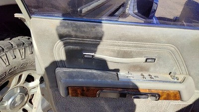85 Grand Marquis Driver Left Front Door Trim Panel With Master Switch Gray
