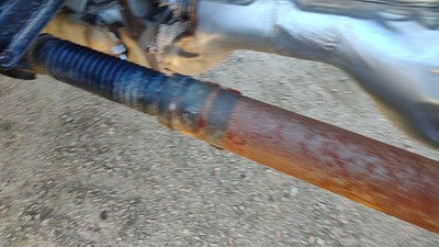 16 Ram 4500 Rear Drive Shaft Back Driveline 6.7L At 4X4 Chassis Cab Regular Cab