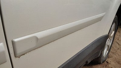 10-14 Legacy Outback Driver Left Rear Upper Moulding From Door Back Trim White