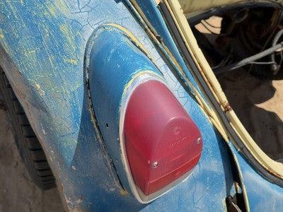 71-72 Super Beetle Driver Left Tail Light Brake With Housing Extension Oem Rear