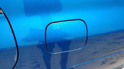 2009-13 Toyota Corolla Fuel Tank Door With Hinge Gas Lid Oem Filler Blue 8T7