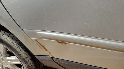 04-08 Pacifica Passenger Right Upper Rear Moulding From Door Oem Back Silver Ps2