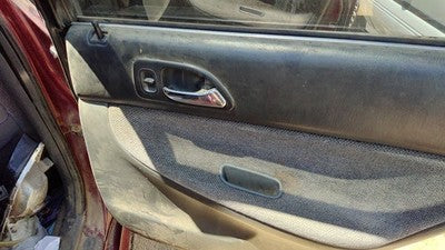 94 95 Honda Accord Passenger Right Rear Door Trim Panel With Switches Back Gray