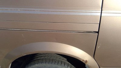 1995 Astro Passenger Right Rear Sliding Door Roller Cover Trim Moulding Brown