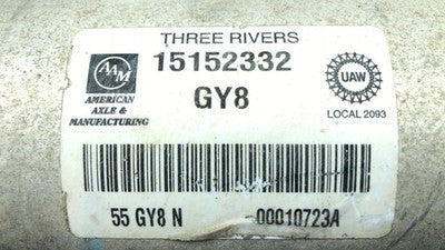 1999-2009 GMC Envoy Rear Back Drive Shaft OEM 4x4 113 Wheelbase 15036982