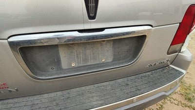 2003 Lincoln Aviator License Plate Trim Surround Panel Oem Tail Trunk Finish