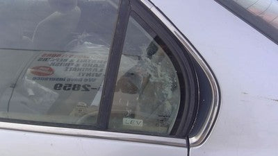 1996-2000 Honda Civic Driver Left Rear Vent Window Back Door Glass With Frame