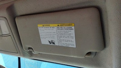 2008-2015 Nissan Rogue Passenger Right Sun Visor Oem G Black 96400jm02a