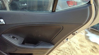 11-14 Kia Optima Sx Passenger Right Rear Inside Door Trim Panel Back Black Va