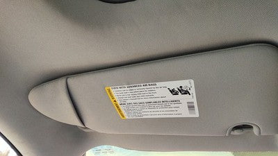2006-2011 Buick Lucerne Driver Left Sun Visor Oem Ebony 193 15780925