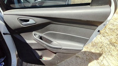 13-18 Focus Ford Focus Passenger Right Rear Door Trim Panel With Switches Back B
