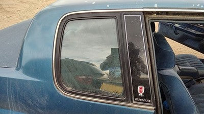 86-91 Cutlass Calais Passenger Right Rear Quarter Glass Back Side Window 2 Door