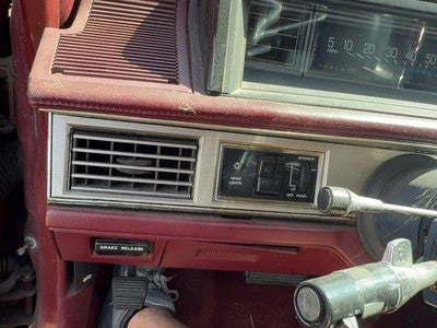 1986-1988 Olds 88 Passenger Dash Trim Dash Heater Vent Assembly Oem Ac 25532007