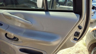 00-02 Expedition Passenger Right Rear Door Trim Panel With Switches Back Tan Fh