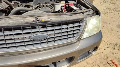 2002-2005 Ford Explorer Complete Header Panel Assembly Grille Headlights Oem