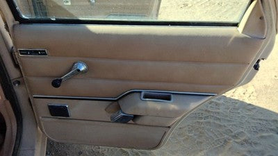 1984 Ford Tempo Passenger Right Rear Door Trim Panel Manual Windows Back Tan