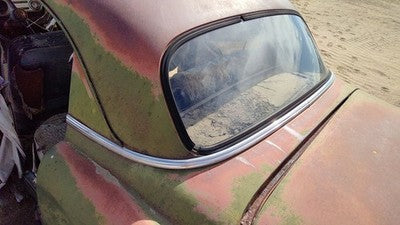 1953 Chevy Bel Air 150 Sedan Rear Chrome Trim Below Back Glass Oem