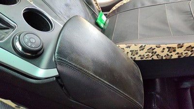2011-2015 Ford Explorer Center Console Lid Only Oem Arm Rest Fold Down Black Cw