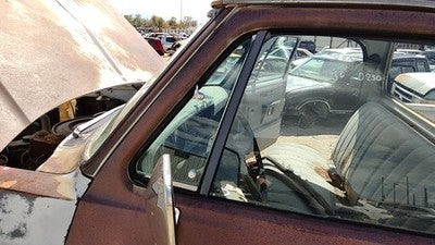 1981-86 Dodge Ram W250 Driver Left Front Vent Window Small Door Glass With Frame