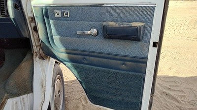 1995 Gmc Van 3500 Passenger Right Front Door Trim Panel With Switches Blue