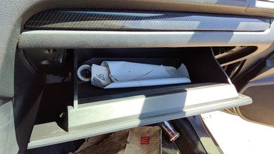 15-16 Subaru Wrx Glove Box Assembly Complete Door With Latch Cbl30 Carbon Black