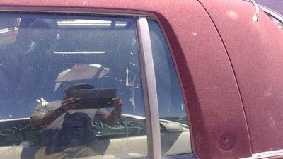 1993 Cadillac Fleetwood Driver Left Rear Vent Window Back Door Glass With Frame