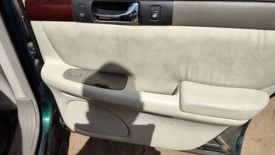 98-00 Seville Passenger Right Rear Inside Door Trim Panel Only Back Tan 503