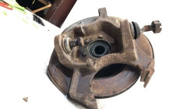 86-92 F150 Passenger Right Front Spindle Steering Knuckle With Wheel Hub 4X4
