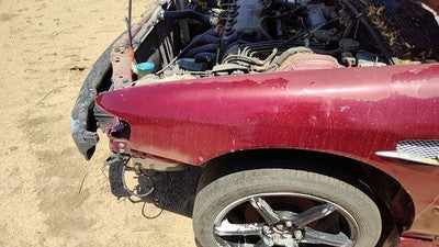 1994-1997 Honda Accord Driver Left Front Fender Oem Red 4790721