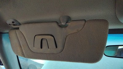 1999 Chevy Silverado 1500 Driver Left Sun Visor Oem Gray 92D